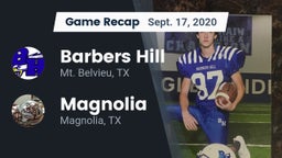 Recap: Barbers Hill  vs. Magnolia  2020