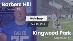 Matchup: Barbers Hill High vs. Kingwood Park  2020