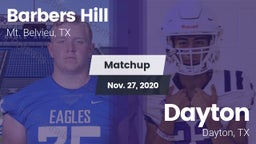 Matchup: Barbers Hill High vs. Dayton  2020