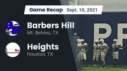 Recap: Barbers Hill  vs. Heights  2021