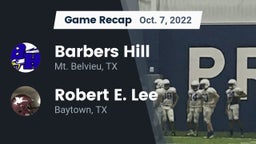 Recap: Barbers Hill  vs. Robert E. Lee  2022