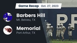 Recap: Barbers Hill  vs. Memorial  2023