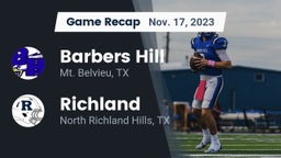 Recap: Barbers Hill  vs. Richland  2023