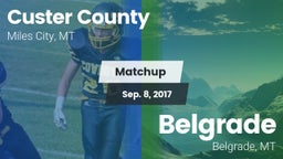 Matchup: Custer County High vs. Belgrade  2017