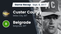 Recap: Custer County  vs. Belgrade  2017