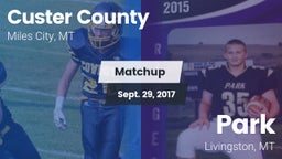 Matchup: Custer County High vs. Park  2017