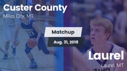 Matchup: Custer County High vs. Laurel  2018
