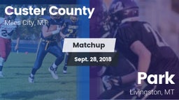 Matchup: Custer County High vs. Park  2018
