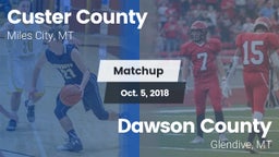Matchup: Custer County High vs. Dawson County  2018