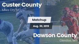 Matchup: Custer County High vs. Dawson County  2019