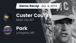 Recap: Custer County  vs. Park  2019