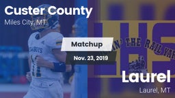 Matchup: Custer County High vs. Laurel  2019