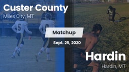 Matchup: Custer County High vs. Hardin  2020