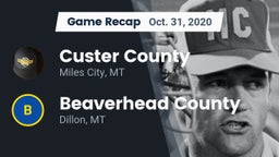 Recap: Custer County  vs. Beaverhead County  2020
