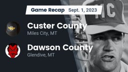 Recap: Custer County  vs. Dawson County  2023
