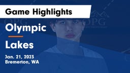 Olympic  vs Lakes  Game Highlights - Jan. 21, 2023
