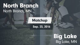 Matchup: North Branch High vs. Big Lake  2016