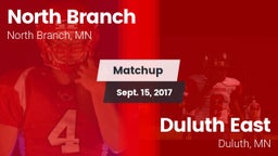 Matchup: North Branch High vs. Duluth East  2017