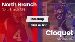 Matchup: North Branch High vs. Cloquet  2017