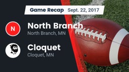 Recap: North Branch  vs. Cloquet  2017