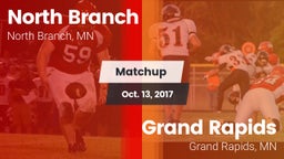 Matchup: North Branch High vs. Grand Rapids  2017
