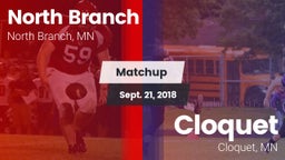 Matchup: North Branch High vs. Cloquet  2018