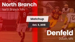 Matchup: North Branch High vs. Denfeld  2018