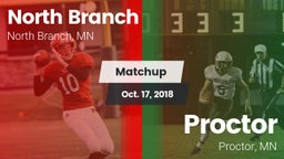 Matchup: North Branch High vs. Proctor  2018
