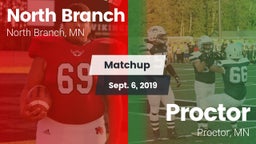 Matchup: North Branch High vs. Proctor  2019