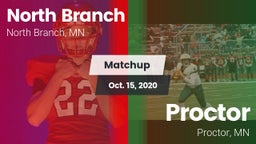 Matchup: North Branch High vs. Proctor  2020
