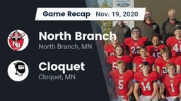 Recap: North Branch  vs. Cloquet  2020