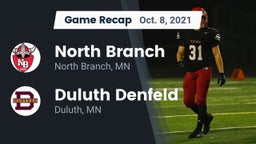 Recap: North Branch  vs. Duluth Denfeld  2021