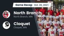Recap: North Branch  vs. Cloquet  2021