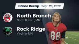 Recap: North Branch  vs. Rock Ridge  2022
