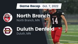 Recap: North Branch  vs. Duluth Denfeld  2022