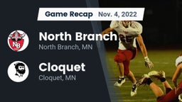 Recap: North Branch  vs. Cloquet  2022