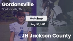Matchup: Gordonsville High vs. JH Jackson County 2018