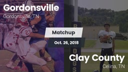 Matchup: Gordonsville High vs. Clay County 2018
