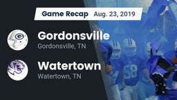 Recap: Gordonsville  vs. Watertown  2019