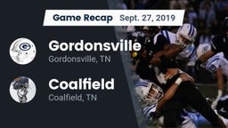 Recap: Gordonsville  vs. Coalfield  2019