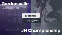 Matchup: Gordonsville High vs. JH Championship 2019