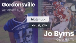 Matchup: Gordonsville High vs. Jo Byrns  2019