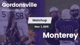 Matchup: Gordonsville High vs. Monterey  2019