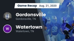 Recap: Gordonsville  vs. Watertown  2020