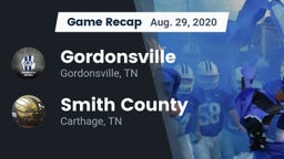 Recap: Gordonsville  vs. Smith County  2020