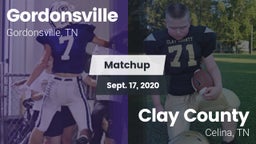 Matchup: Gordonsville High vs. Clay County 2020