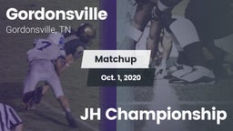 Matchup: Gordonsville High vs. JH Championship 2020