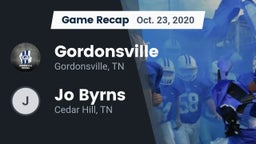 Recap: Gordonsville  vs. Jo Byrns  2020