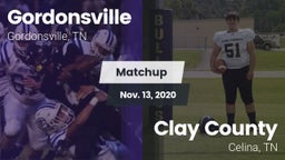 Matchup: Gordonsville High vs. Clay County 2020