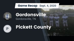 Recap: Gordonsville  vs. Pickett County 2020